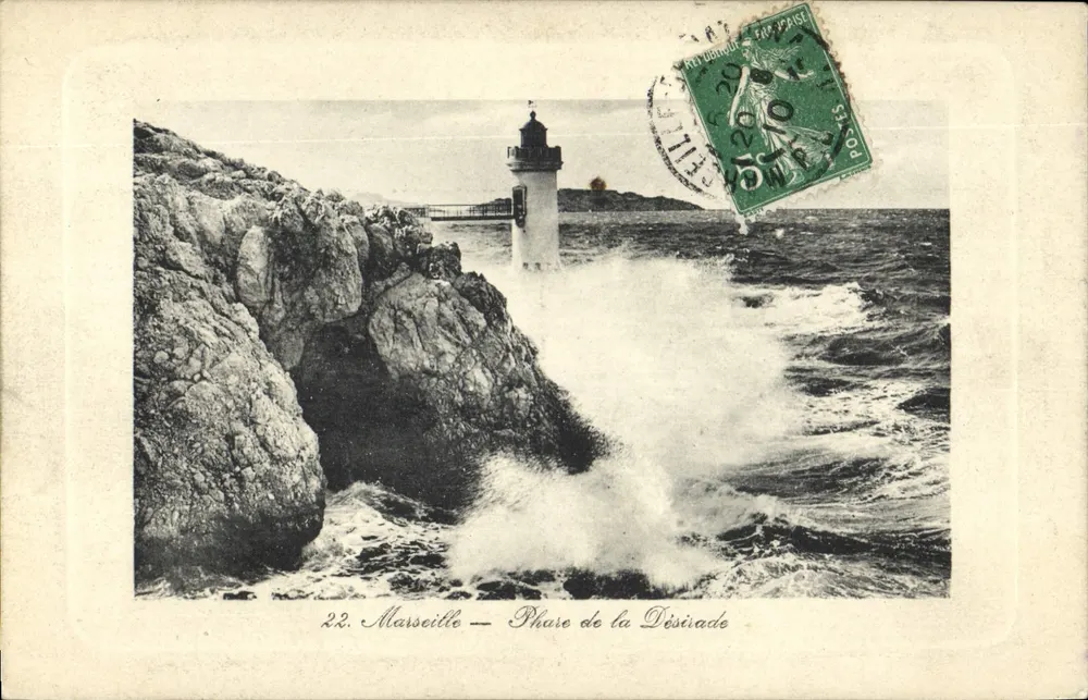 Marselha — Farol da Désirade — editor: R. Dubonnet, n°22 - Frente