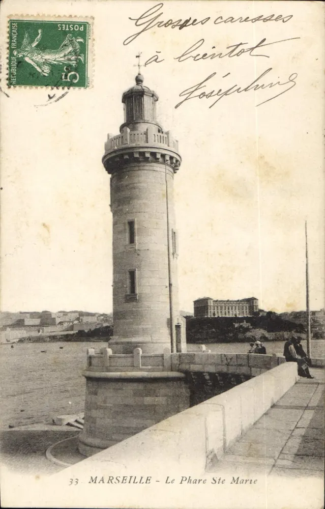 Marselha - O Farol de Santa Maria — editora desconhecida, n° 33 - Frente