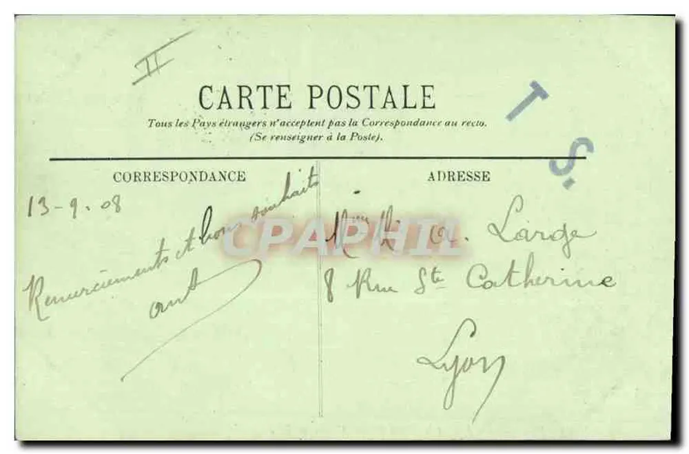 Marseille — Die Mole und der Leuchtturm Sainte-Marie — LL. — n°64 - Rückseite