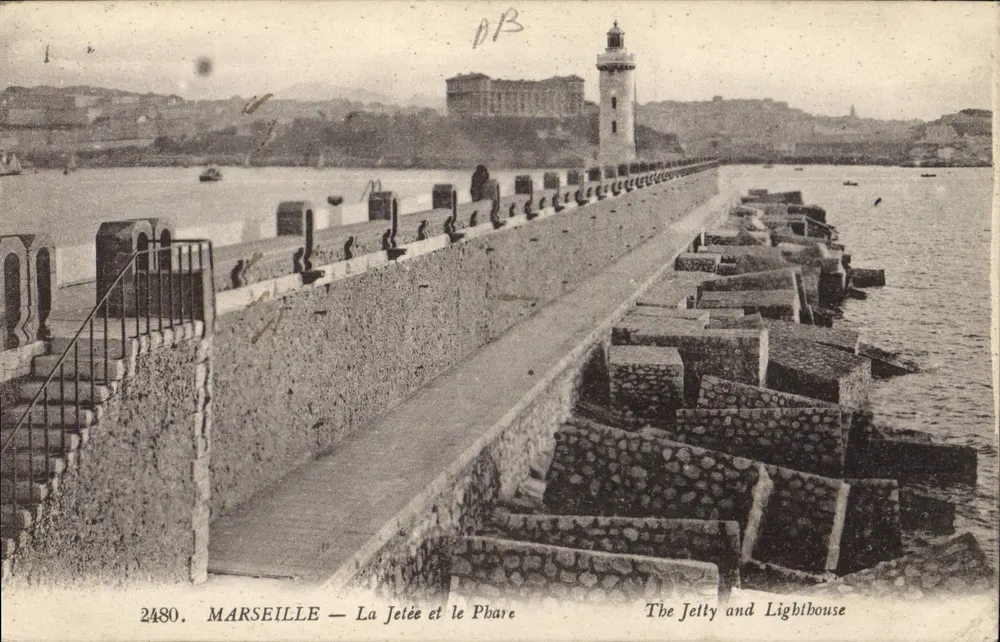 Marselha — A Ponte e o Farol — Editor não identificado, n° 2480 - Frente