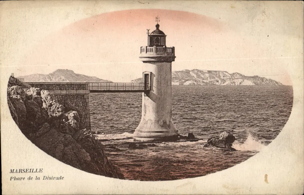 Marselha — Farol da Désirade — editor desconhecido, número de série não visível - Frente