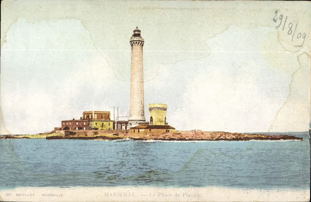 Marselha — O Farol de Planier — IMP MOULLOT MARSEILLE - Frente