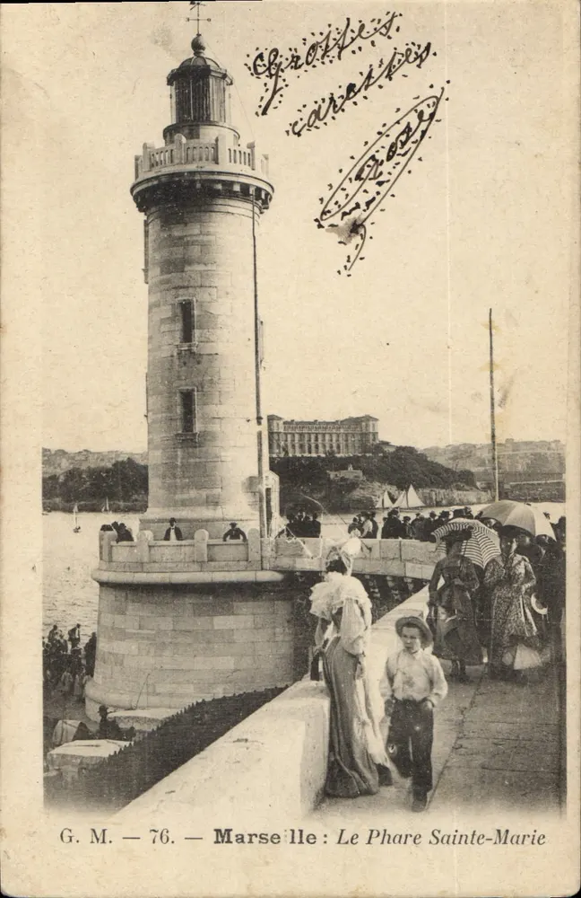 Marseille — O Farol de Santa Maria — G. M. — 76 - Frente