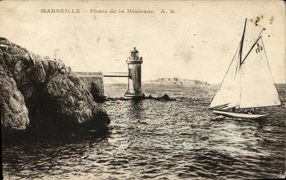 Marselha — Farol da Désirade — A. B. - Frente