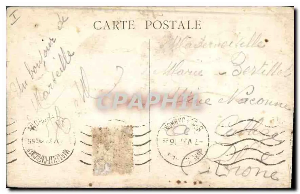 Marselha — Farol da Désirade — A. B. - Verso