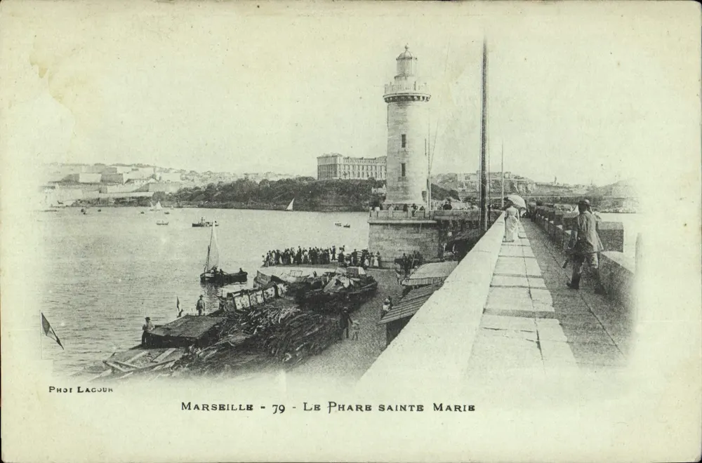 Marselha - O Farol de Santa Maria — Fot Lagour, n°79 - Frente
