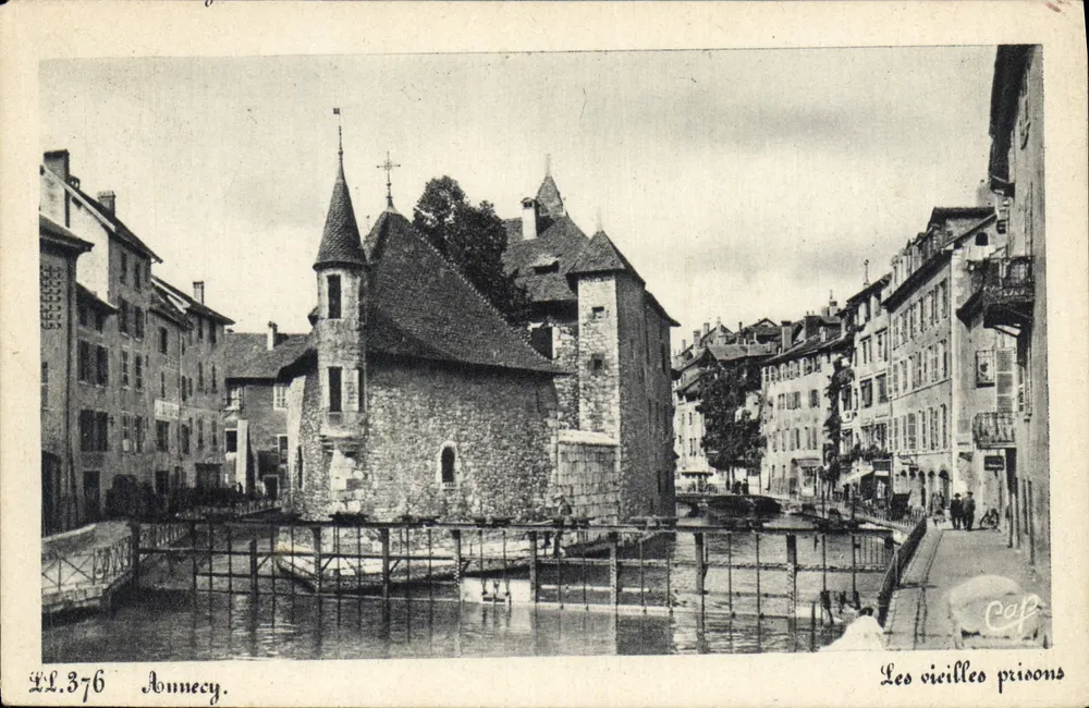Annecy — As antigas prisões — n° L.L.376 - Frente