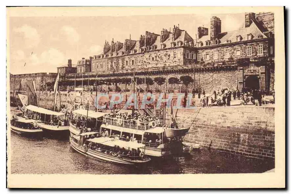 Hafen von Dinan — Ansicht der Motorboote — Verlag: La Caille de Dinan, 271 Saint-Maïo - Vorderseite
