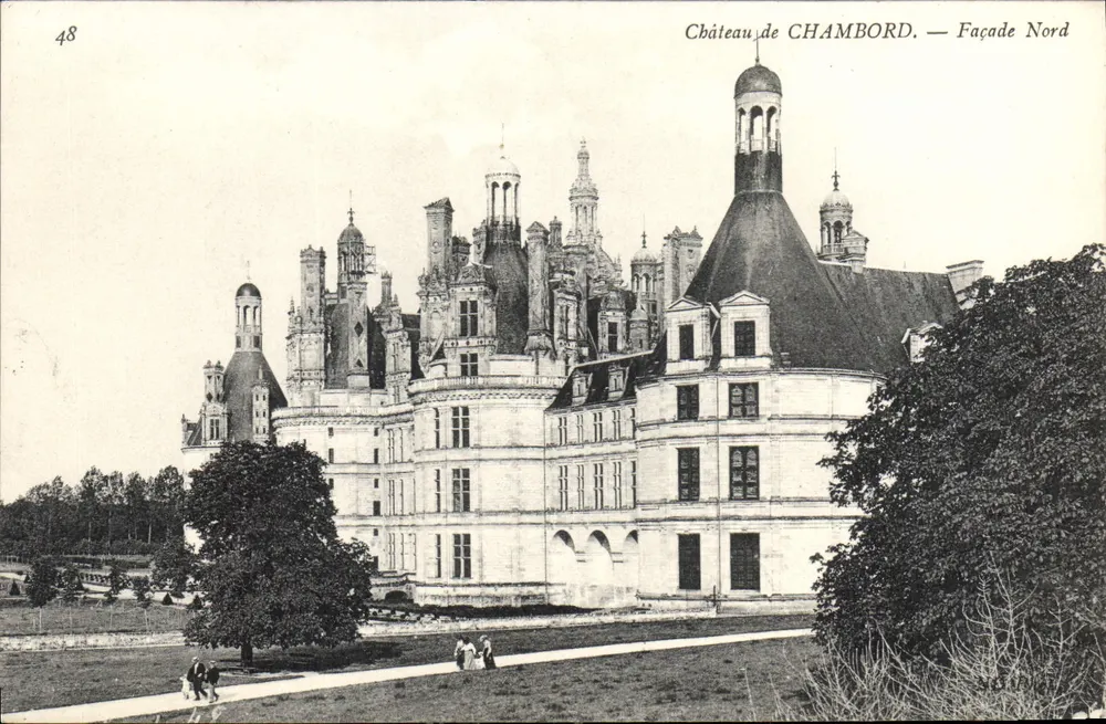 Castelo de CHAMBORD — Facha Norte - Frente