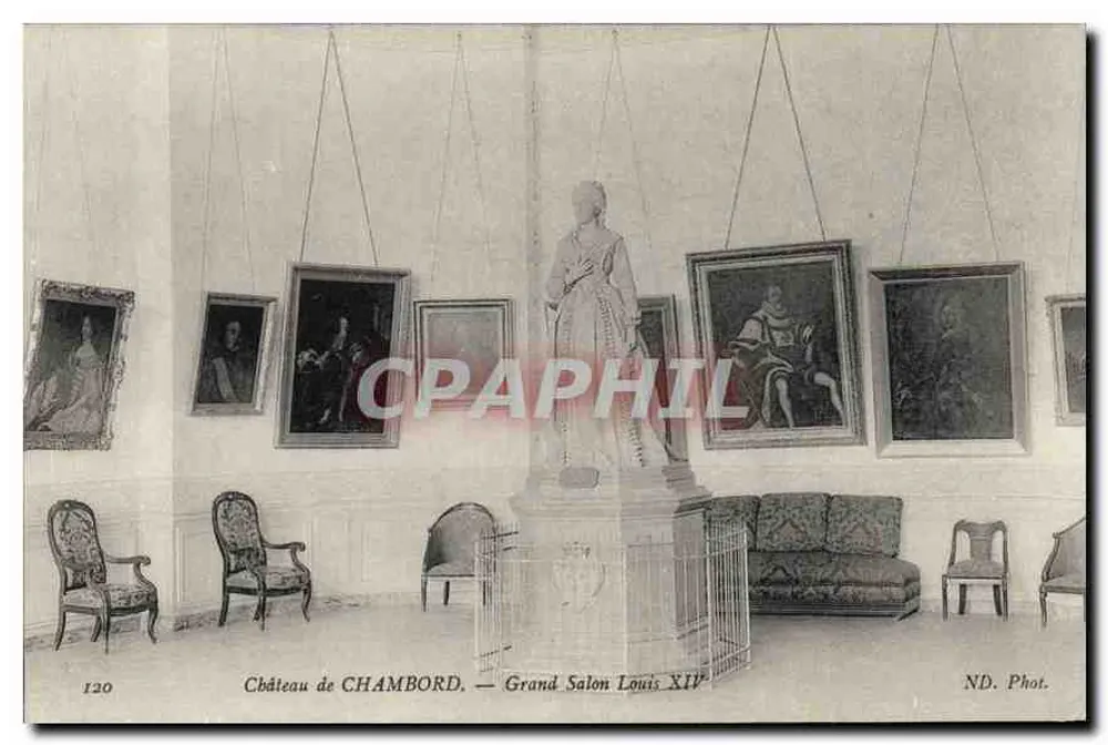Schloss CHAMBORD — Großer Salon Louis XIV — ND. Phot. - Vorderseite