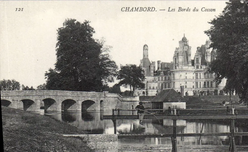 Chambord — Os Margens do Cosson — Editor não identificado, número de série 121 - Frente