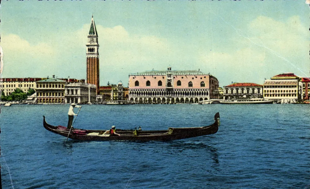 Vista de Veneza — Campanile e Palácio dos Doges — Borgoni rag. Renato - Frente