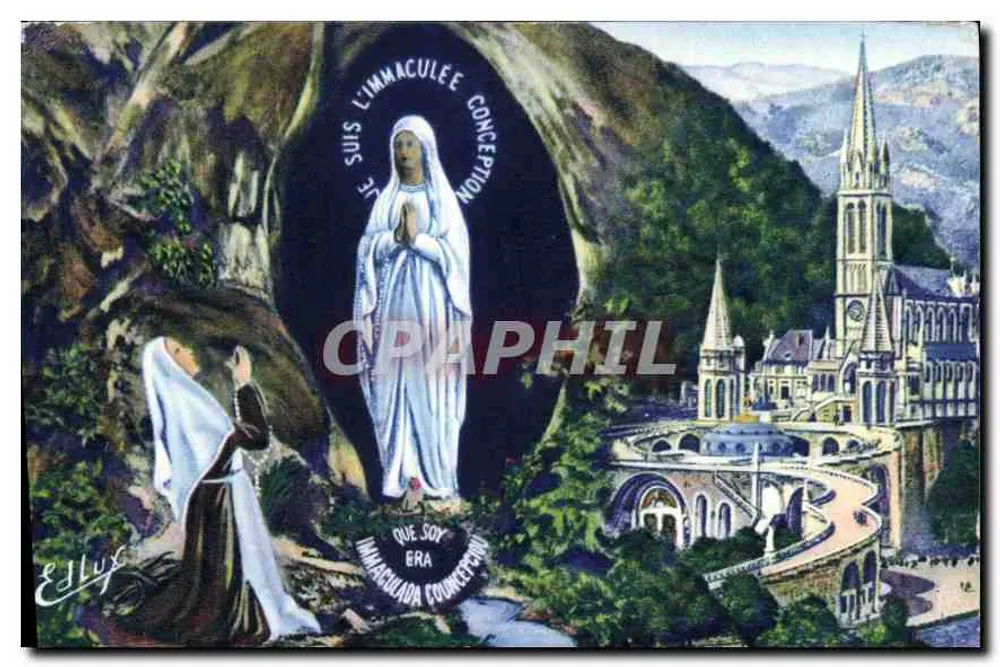 Lourdes — Aparecida de Nossa Senhora — Edição P. Doucet - Frente