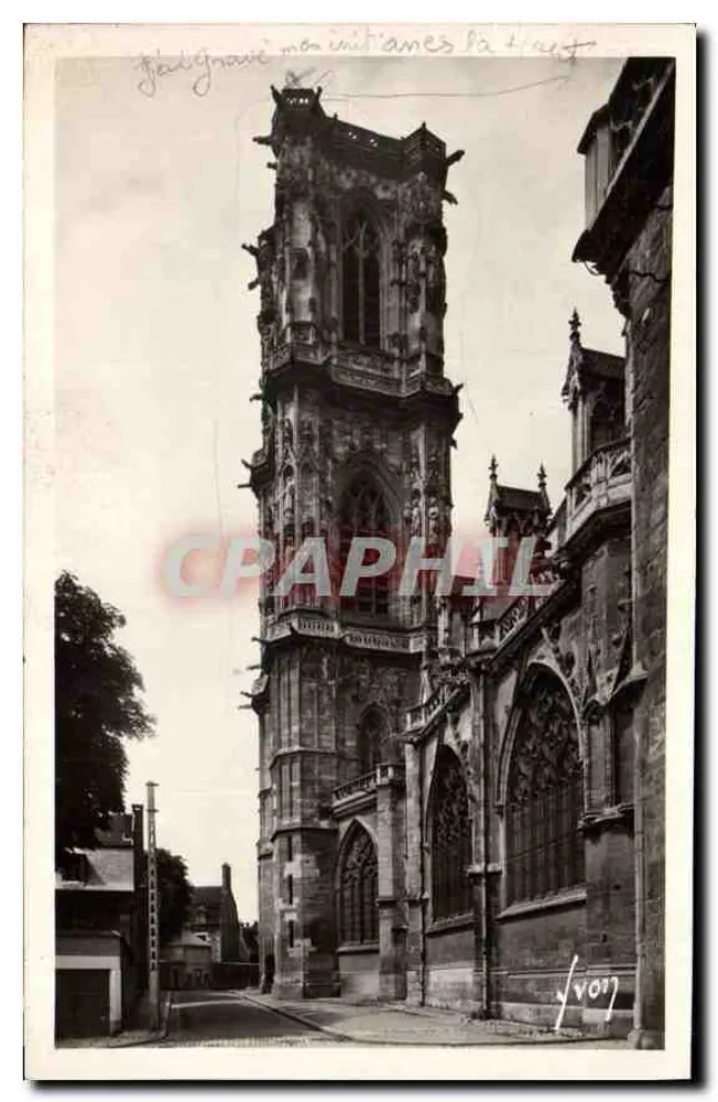Turm der Kathedrale Saint-Cyr — Nevers — Éditions d'Art Yvenc - Vorderseite
