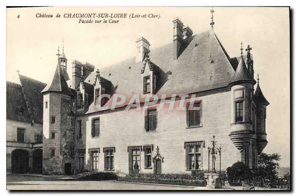 Schloss Chaumont-sur-Loire — Fassade auf den Hof — Verlag nicht sichtbar - Vorderseite