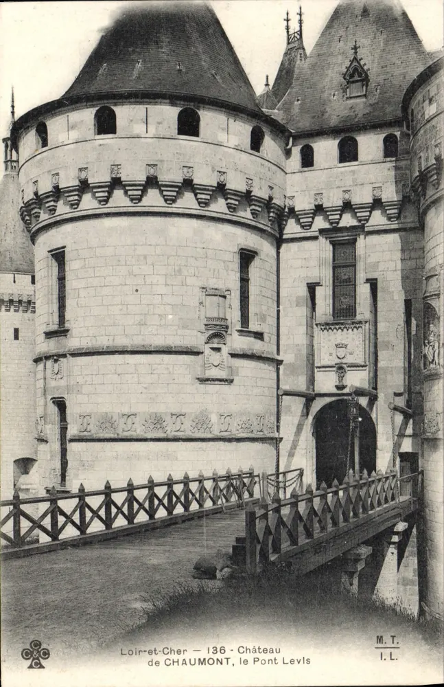 Schloss Chaumont, die Heubrücke — Loir-et-Cher — M.T. I.L. — Nr. 136 - Vorderseite