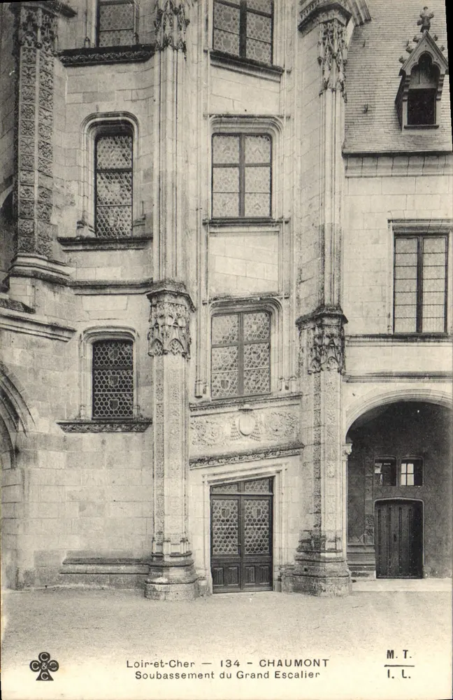 Chaumont — Soubassement du Grand Escalier — M.T. 134 - Recto