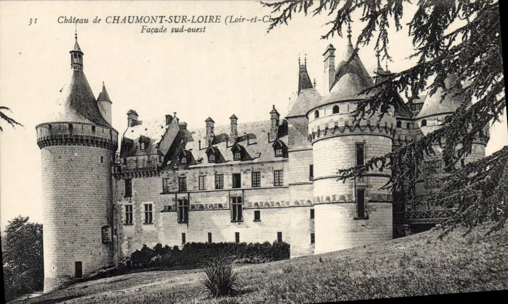 Schloss Chaumont-sur-Loire — Südwestfassade — unbekannter Verleger, Nr. 31 - Vorderseite