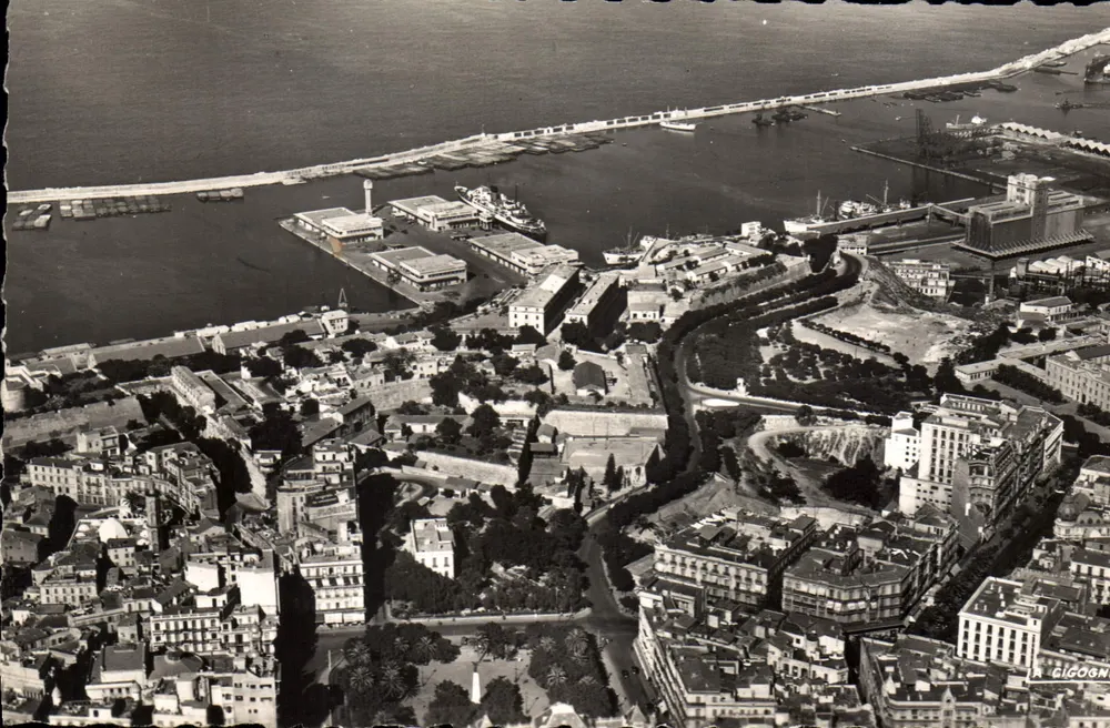 Oran — Vista geral do porto — Edições La Cigogne - Frente