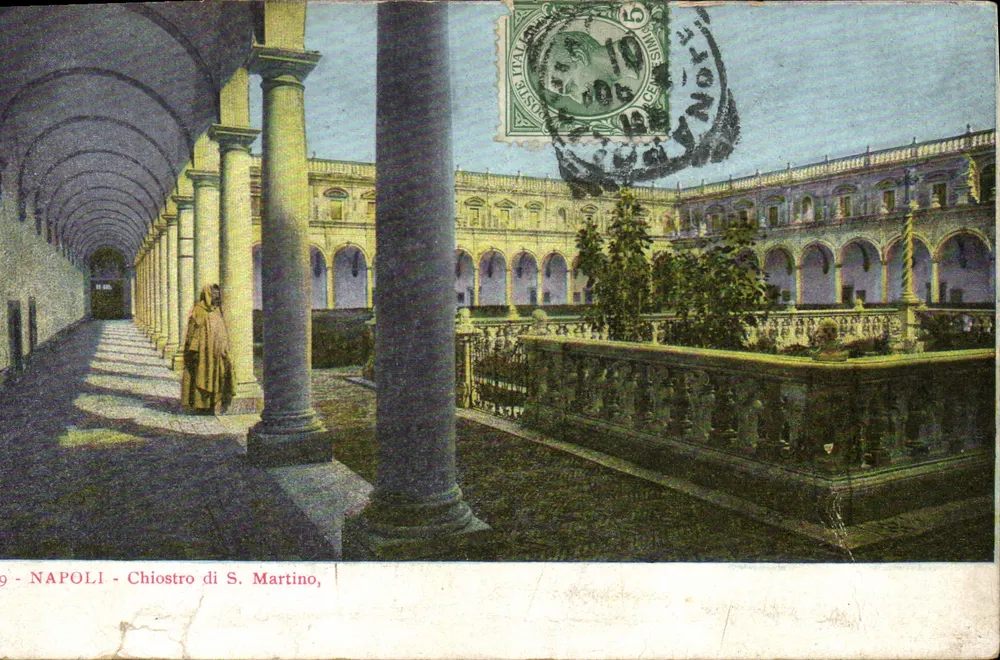 NAPOLI - Chiostro di S. Martino, - editor desconhecido, n° de série não visível - Frente