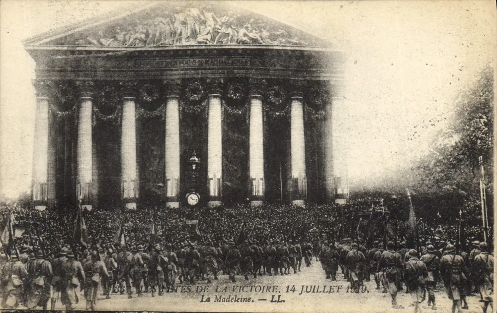 Les Fêtes de la Victoire, 14 juillet 1919 — La Madeleine — LL - Recto
