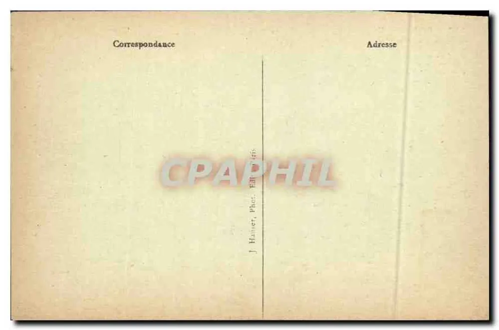 Paris - Igreja da Madeleine — Cópia do Partenon de Atenas, editor J. Haner, n° 7516 - Verso