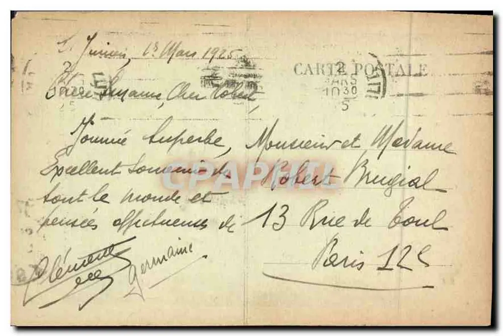 St-Juanen — Die pittoreske Lichtung — Nahe Gué Giraud - Rückseite