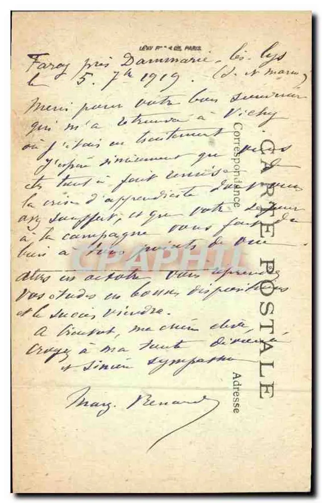 Vichy — La Maison de Madame de Sévigné — LL - Verso