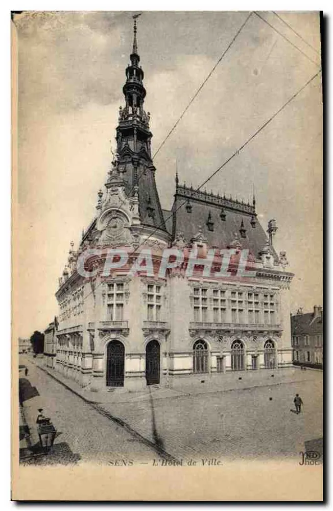 SENS — Het Stadhuis. - Voorkant