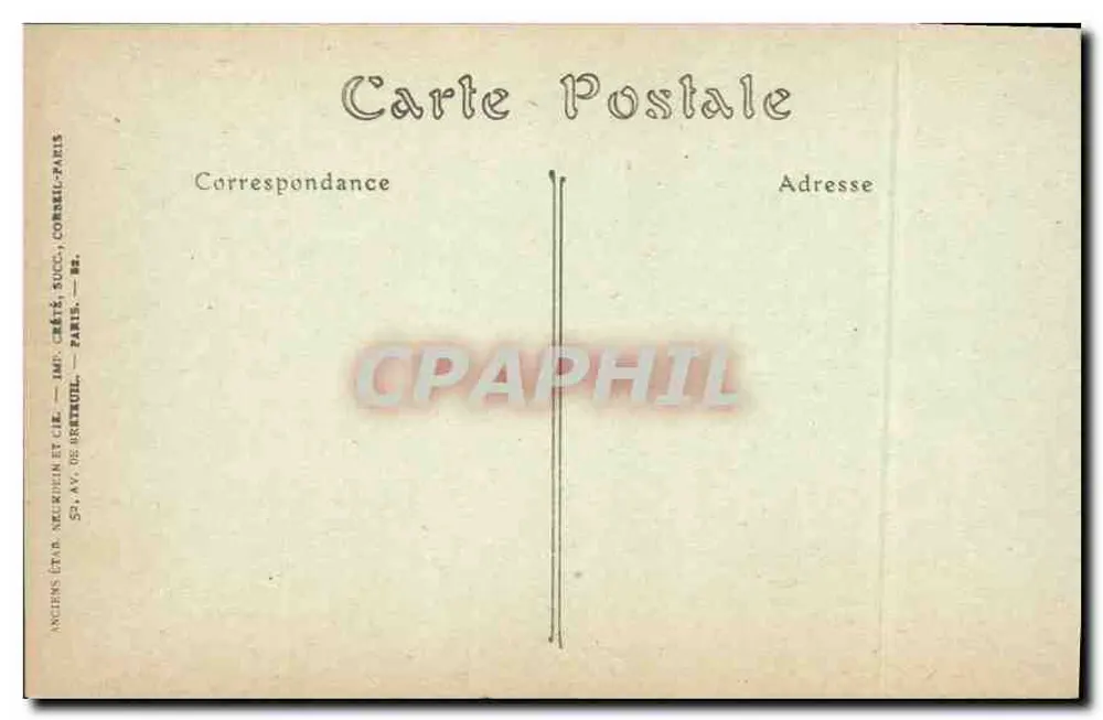 Catedral de Sens — vista da fachada — J. P. Hol, n°16 - Verso