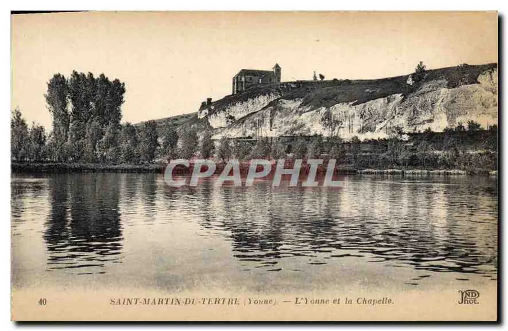 Saint-Martin-du-Tertre (Yonne) — Die Yonne und die Kapelle — IND. Phot. - Vorderseite