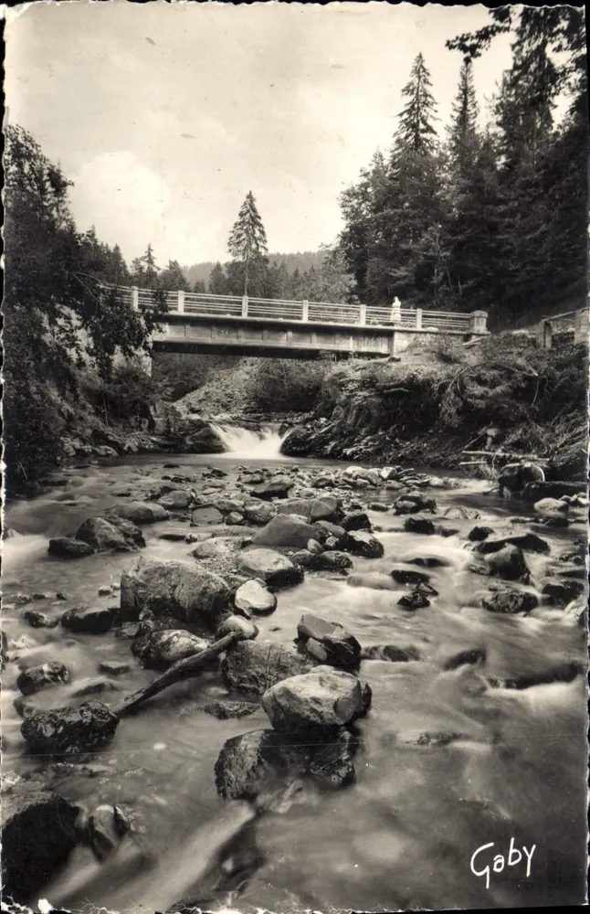 Brug over een beek — Gaby — Uitgave Gaby, Morzine - Voorkant