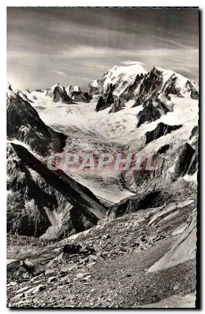 Der Convercle-Refugium und der Mont Blanc — Chamonix (Haute-Savoie) — Éditions Jean Brissaud, Argentières - Vorderseite