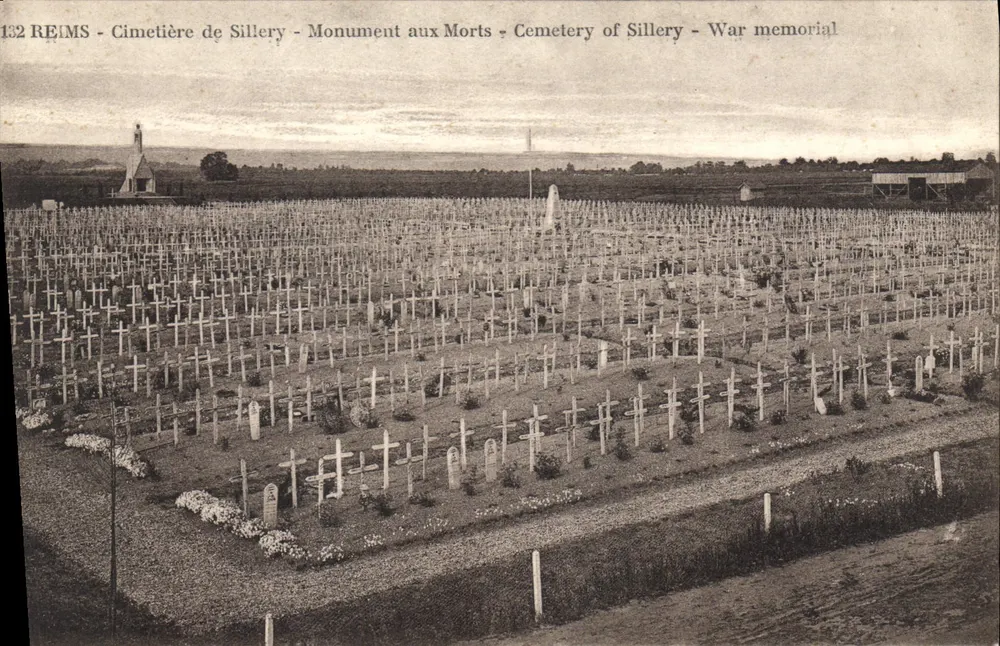 Friedhof von Sillery - Kriegsdenkmal - Kriegsdenkmal — REIMS — 132 - Vorderseite