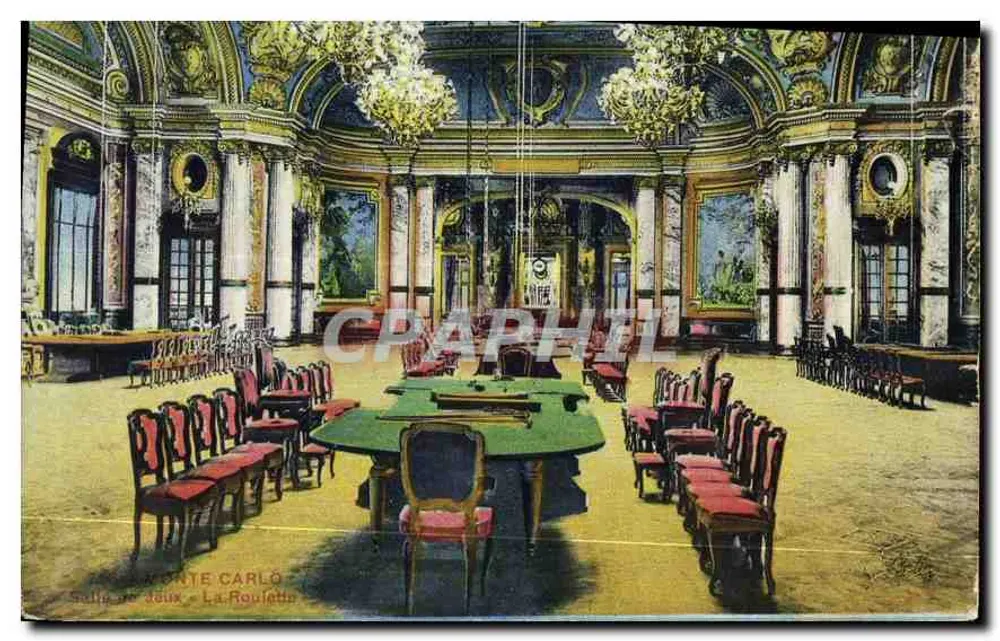 Monte Carlo - La Ruleta - Sala de Juegos — L. Gilletta, Nice - Anverso