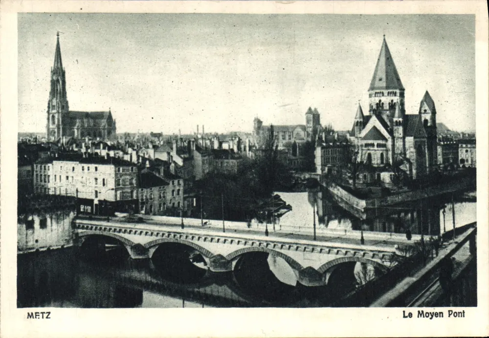 Metz — Le Moyen Pont — editor não identificado - Frente