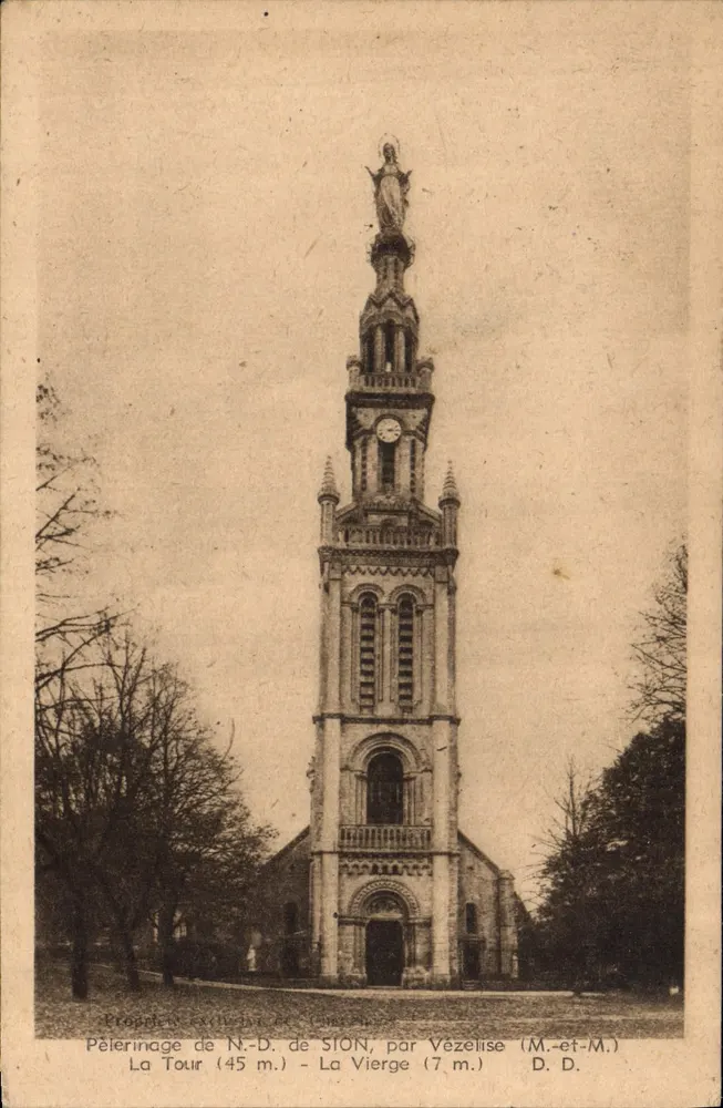Pilgerung der N.-D. de SION, von Vézelize (M.-et-M.) — Étropileux, Étropileux-et-Cluny — Héliogravure D. D. - Vorderseite