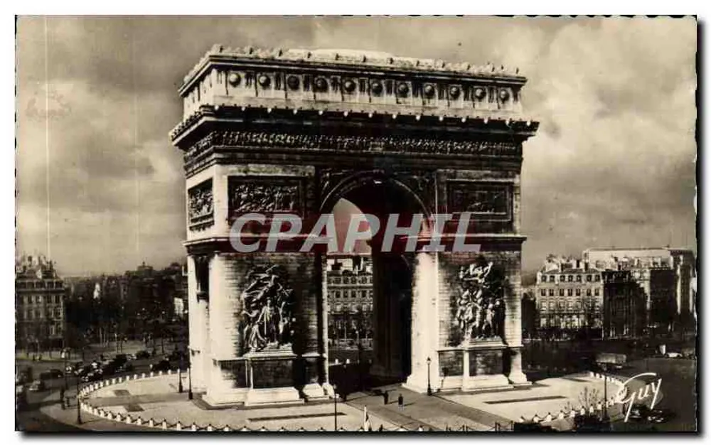 Arco do Triunfo — Paris — editor André Leconte, n° 305 - Frente