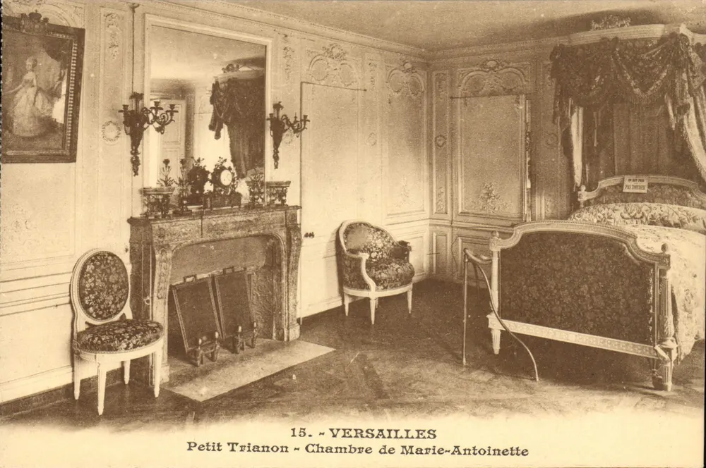 Petit Trianon - Zimmer von Marie-Antoinette — Versailles — J. Bellamy, Versailles - Vorderseite