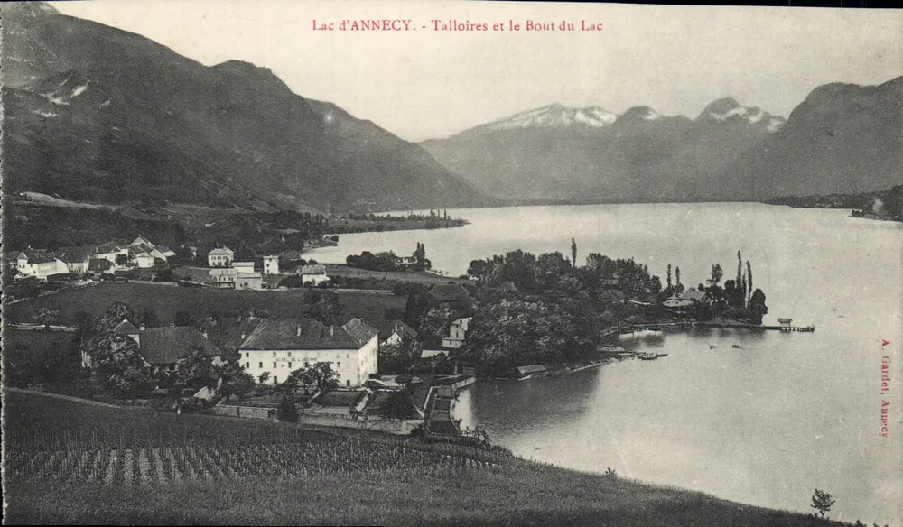 See von ANNECY - Talloires und das Ende des Sees — A. Tandel, Annecy - Vorderseite