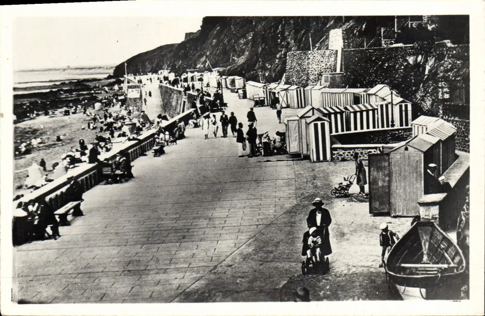 Granville (Manche) — Le Piot Gousset und der Strand - Vorderseite