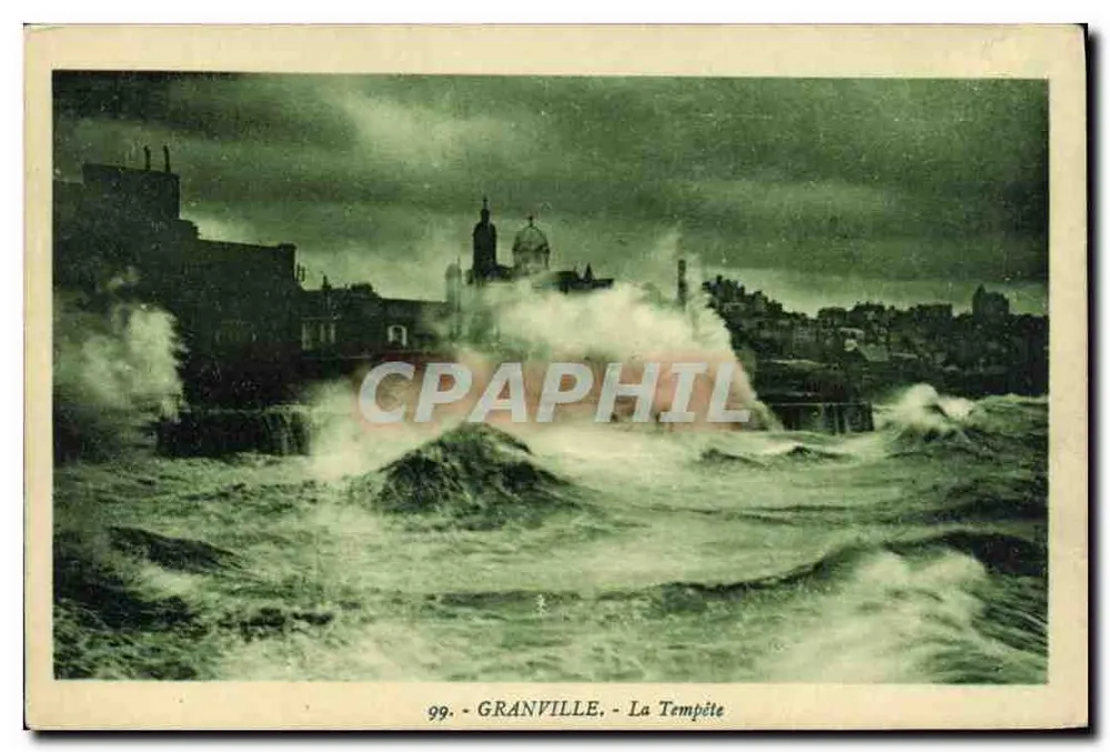 Granville - A Tempestade — Serrand, fot. Granville, n° 99 - Frente