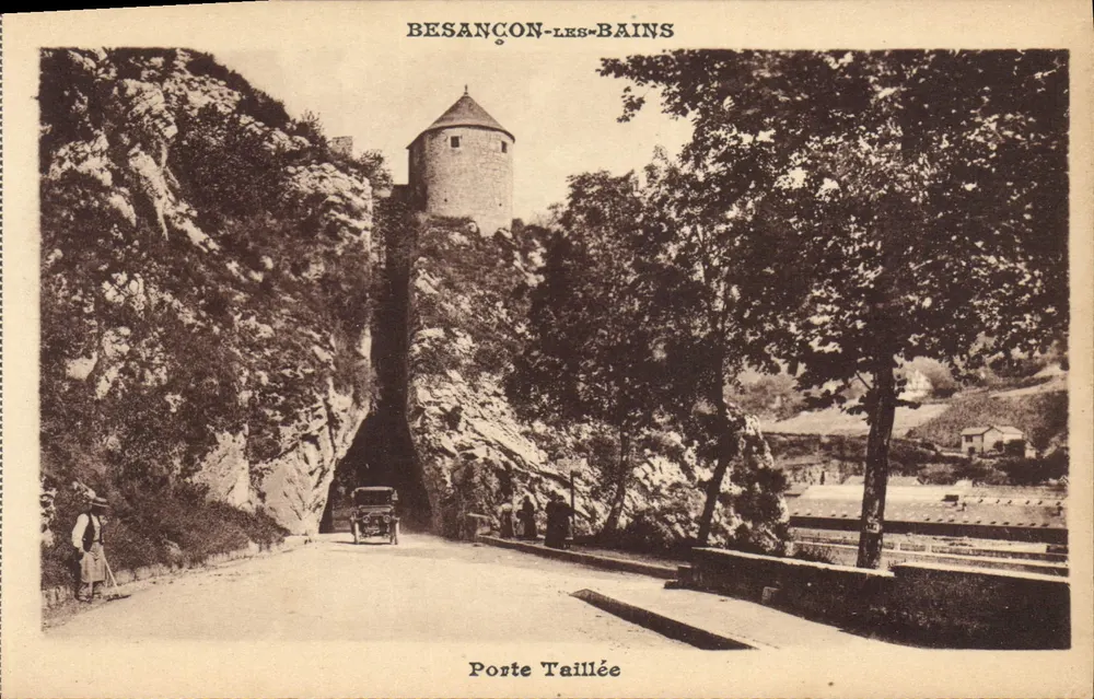 Besançon-les-Bains — Porta Taillée — Edição do Syndicat d'Initiative de Besançon - Frente