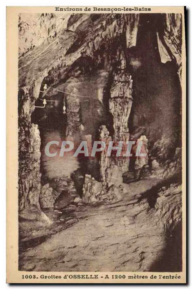 Grutas de Oselle — A 1200 metros da entrada — Regiões de Besançon-les-Bains - Frente