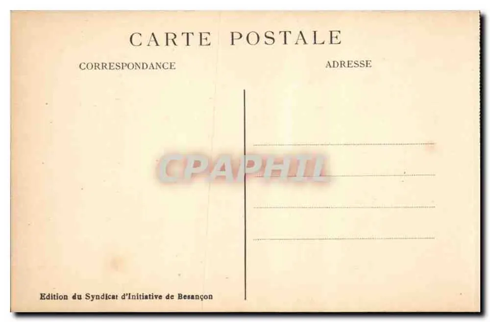 Palast der Gerechtigkeit — 17. Jahrhundert (Ehemaliger Parlament der Franche-Comté) — Ausgabe durch den Besançon Initiative Syndikat - Rückseite