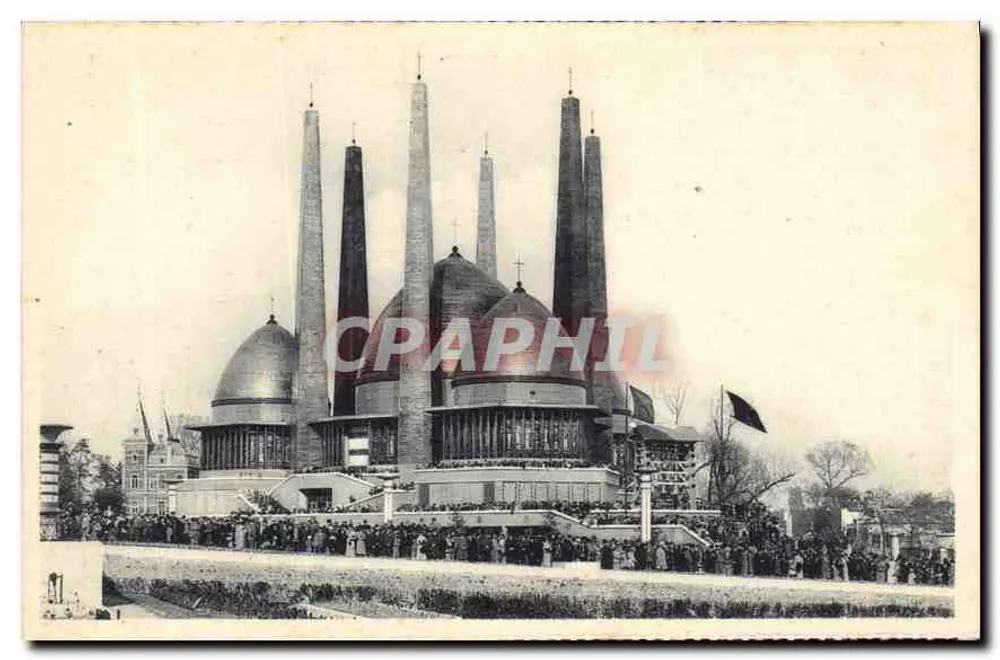 Palast des katholischen Lebens — Brüsseler Ausstellung 1935 — Arch. H. Lacoste, S.A.D.6. - Vorderseite