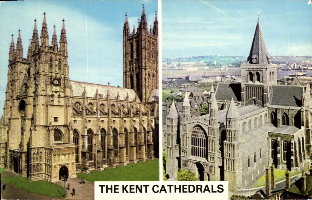 As catedrais do Kent — Canterbury e Rochester — editor Colourmaster International - Frente