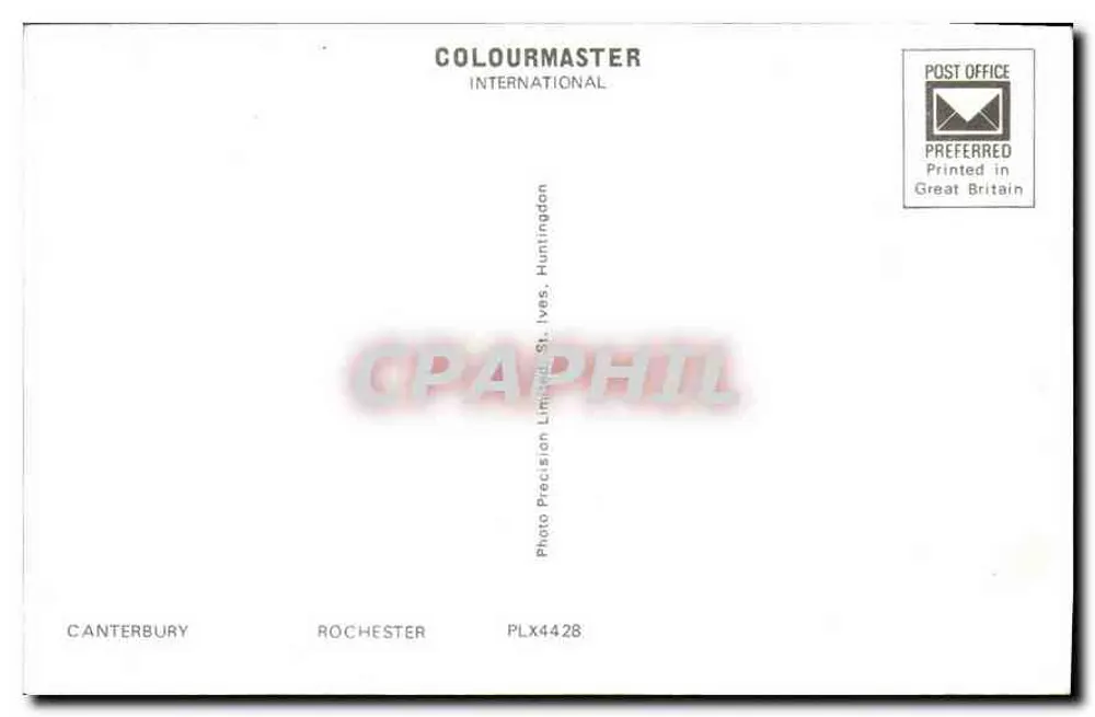 As catedrais do Kent — Canterbury e Rochester — editor Colourmaster International - Verso