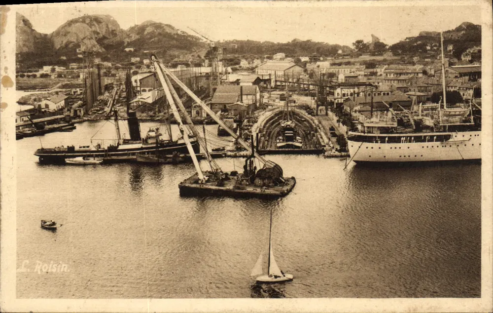 Hafen von La Ciotat — Hafenanlagen — L. Roisin - Vorderseite