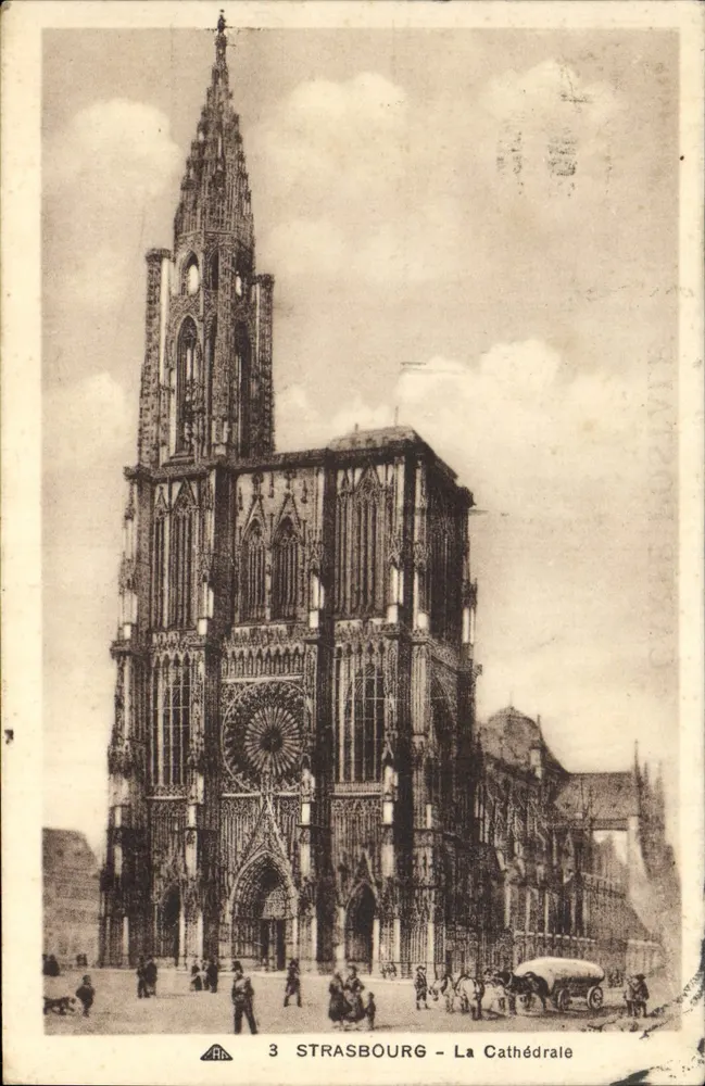 Strasbourg - A Catedral — edição especial dos Grandes Cafés - Frente